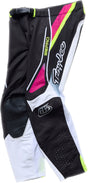 Kinder-Motocross-Hose von Troy Lee Designs Se Pro Salvo in Schwarz und Weiß, robuste MX-Hose für junge Fahrer