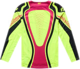 Motorrad-MX-Jersey von Troy Lee Designs GP Pro Jugend in Gelb und Fuchsia, mit sportlichem Design und atmungsaktivem Material