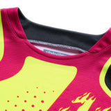Troy Lee Designs GP Pro Jugend MX-Jersey Roller in Gelb und Fuchsia, atmungsaktiv und bequem für Kinder.