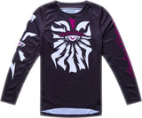 Kinder-Motocross-Jersey von Troy Lee Designs GP Pro Jugend Cyclops in Schwarz, sportliches MX-Jersey für junge Fahrer
