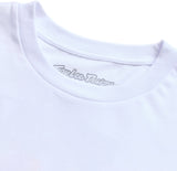 Troy Lee Designs Carb Club T-Shirt in Weiß, bequeme Freizeitbekleidung mit sportlichem Design und TROY LEE DESIGNS Logo.
