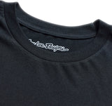 Schwarzes Troy Lee Designs Carb Club T-Shirt aus Freizeitbekleidung mit modernem Druck, bequemes Unisex-Top.