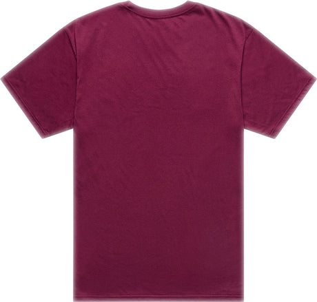 Troy Lee Designs Flame2 T-Shirt in Sangria, Freizeitbekleidung mit Flame-Design, bequem und stylisch für den Alltag.