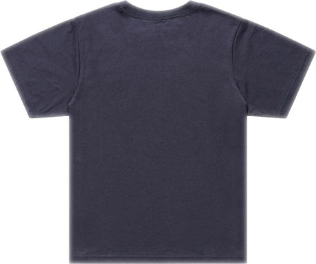 Troy Lee Designs Happy Dayz Damen T-Shirt aus Carbon, bequeme Freizeitbekleidung, frontal sichtbar mit grafischem Druck.