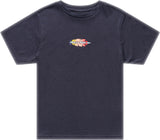Troy Lee Designs Featherlite Damen T-Shirt in Carbon, bequeme Freizeitbekleidung aus weichem Stoff, frontales Logo sichtbar