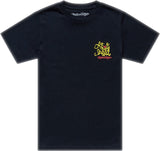 Schwarzes TROY LEE DESIGNS Heritage Jugend T-Shirt aus Freizeitbekleidung, vorne mit Markenlogo, bequem und stylisch.