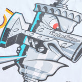Troy Lee Designs Long Sleeve Carb Club T-Shirt in Weiß, Freizeitbekleidung mit langem Ärmel und TROY LEE DESIGNS Logo.