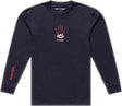 Troy Lee Designs Flame2 Longsleeve T-Shirt in Carbon, bequeme Freizeitbekleidung mit Flame-Design, langlebiges Material.