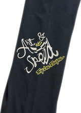 Troy Lee Designs Longsleeve T-Shirt in Schwarz mit Handlebar-Design, Freizeitbekleidung für sportliche und lässige Looks
