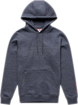 Troy Lee Designs Imprint Hoodie in schwarzem Heather, bequeme Freizeitbekleidung mit sportlichem Stil, auf dem Bild sichtbar.
