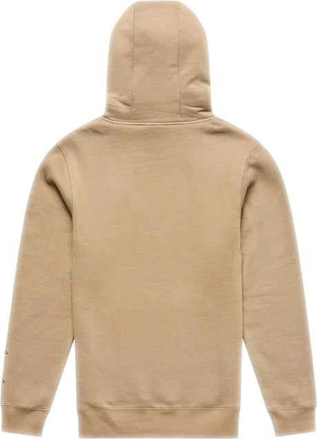 Troy Lee Designs Imprint Hoodie in Sienna, bequeme Freizeitjacke aus weichem Stoff, mit Kapuze und Logo-Design.