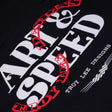 Troy Lee Designs Pink Slips Hoodie in Schwarz, bequeme Freizeitbekleidung mit stylischem Design und Kapuze.