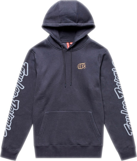 Troy Lee Designs Carbon Hoodie, bequeme Freizeitbekleidung mit TROY LEE DESIGNS Logo, weiches Material und lässiger Stil.