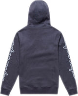 Troy Lee Designs Hoodie Carbon, bequeme Freizeitbekleidung mit TROY LEE DESIGNS Branding, schwarzer Kapuzenpullover mit Logo.