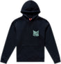 Troy Lee Designs Frauen Hoodie in Schwarz, bequeme Freizeitbekleidung mit Logo-Print, entspannte Passform, sportliches Design.