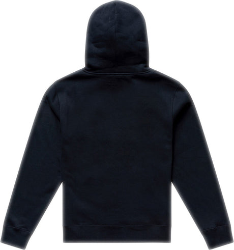Schwarzer Hoodie für Frauen von Troy Lee Designs mit Handlebar-Design, bequeme Freizeitbekleidung, frontal sichtbar