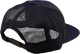 Troy Lee Designs Trucker Snapback Cap Repeat Indigo, Freizeitbekleidung, mit Mesh-Panel und gesticktem Markenlogo auf der Vorderseite
