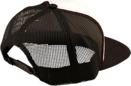 Troy Lee Designs Trucker Snapback Cap Repeat in Schwarz und Weiß, Freizeitbekleidung, mit Mesh-Details und gesticktem Logo.