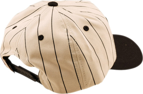 Troy Lee Designs Curved Snapback Cap in Schwarz und Pumice, Freizeitbekleidung mit gebogener Schirm, modisches Cap für den Alltag