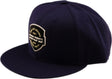 Troy Lee Designs Indigo Snapback Cap mit flachem Schirm, Freizeitbekleidung, modisches Design, detaillierte Ansicht