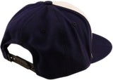 Troy Lee Designs Snapback Cap Happy Dayz Cat Indigo Pumice, Freizeitbekleidung mit flachem Schirm, modisches Streetwear-Accessoire