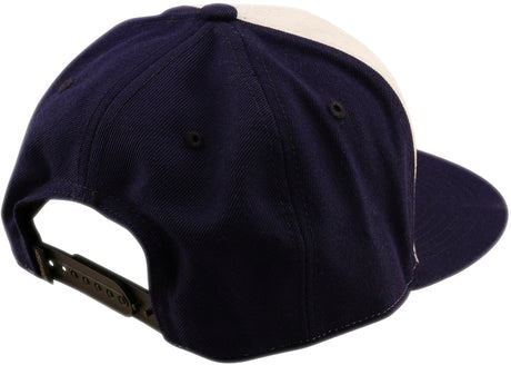 Troy Lee Designs Snapback Cap Happy Dayz Cat Indigo Pumice, Freizeitbekleidung mit flachem Schirm, modisches Streetwear-Accessoire