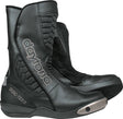 Schwarze Daytona Stiefel Strive GTX aus Leder mit robustem Design und Schnürung, ideal für Outdoor- und Fahraktivitäten.