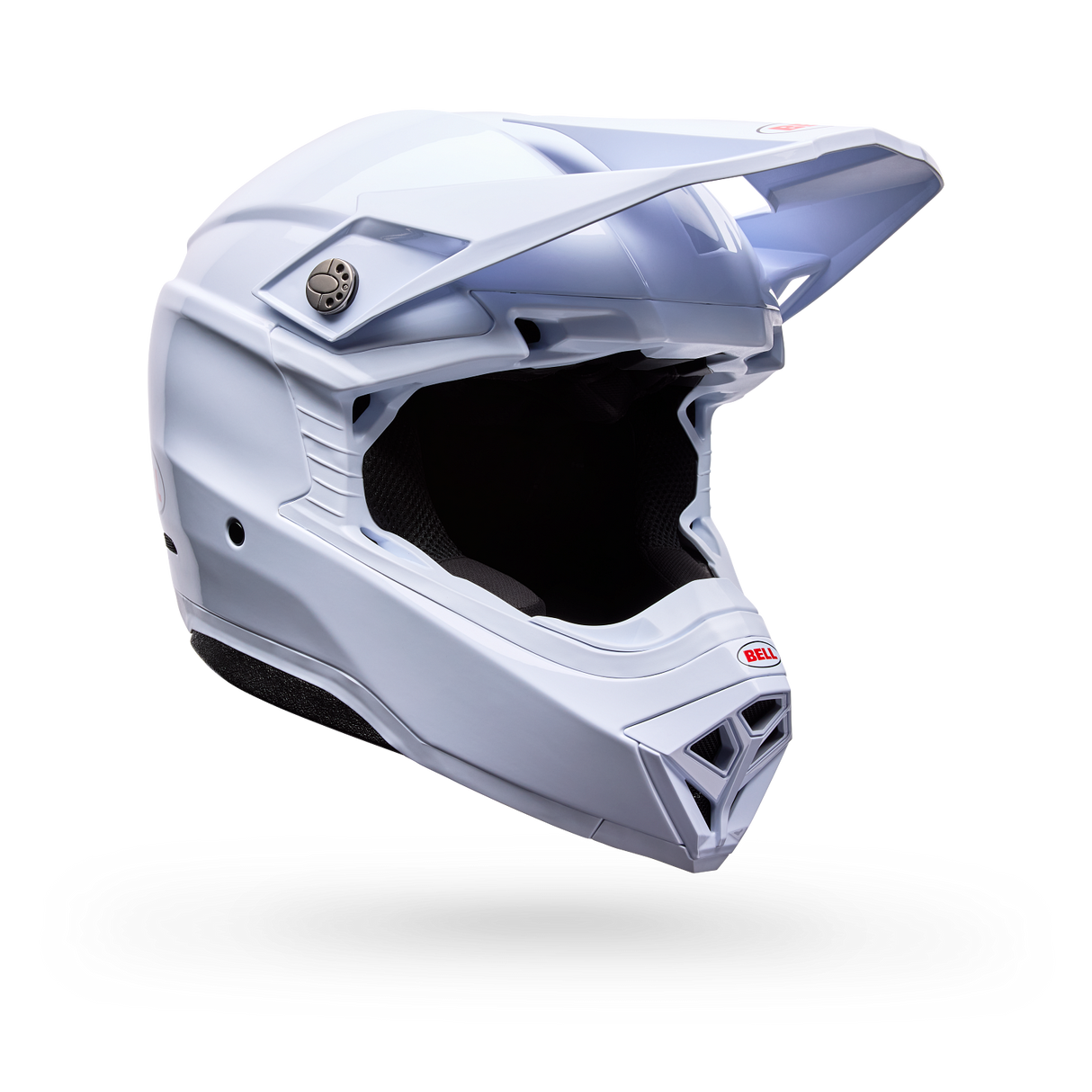 Bell Moto-10 Mips Solid Weiss Motocrosshelm