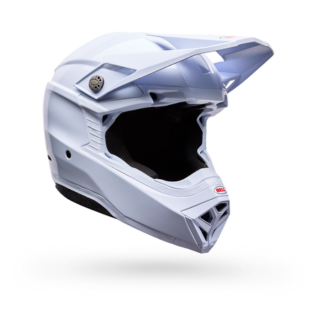 Bell Moto-10 Mips Solid Weiss Motocrosshelm