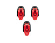 ACERBIS Ersatzschnallen Set Boots Adventure - Rot/Schwarz