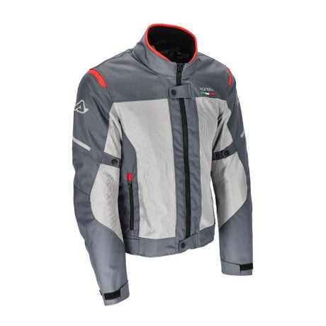 ACERBIS Jacke On Road Ruby - Grau/Rot