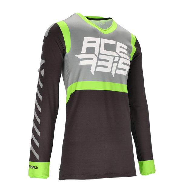 ACERBIS Motocross Jersey K-Flex Five - Schwarz/Grün