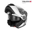 ACERBIS Modular Helm Serel - Schwarz/Weiß