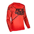 ACERBIS Motocross Kinder Jersey J-Kid Five - Rot/Schwarz - YXXL