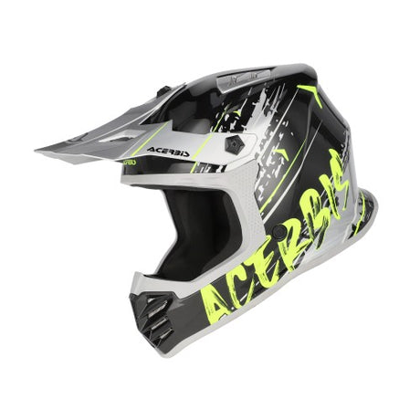 ACERBIS Profil MX- Enduro Junior Helm - Schwarz/Fluo Gelb