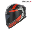 ACERBIS Integralhelm X-Way - Orange/Grau