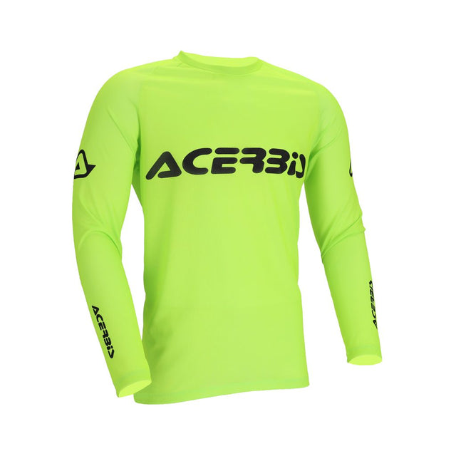 ACERBIS Motocross Vented Jersey J-Windy Limlight - Grün/Schwarz