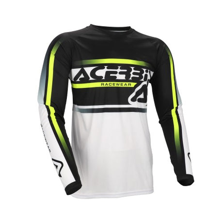 ACERBIS Motocross Jersey Linear Lugo - Schwarz/Weiß