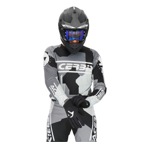 ACERBIS Motocross Jersey Liniar Sumbawa - Schwarz/Grau