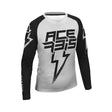 ACERBIS Motocross Kinder Jersey J-Kid Blizzard - Grau/Schwarz