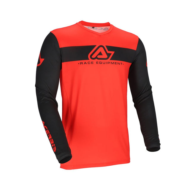 ACERBIS Motocross Jersey MX J-Track INC. 2.0 - Schwarz/Rot