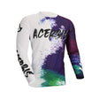 ACERBIS Motocross Jersey J-Windy Vented Brush - Weiß/Lila