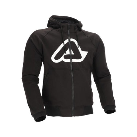 ACERBIS Hoodie Fly - Schwarz/Weiß