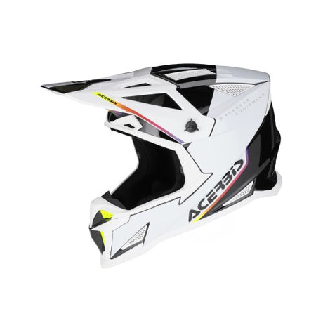 ACERBIS MX- Enduro Helm T711 - Weiß/Schwarz