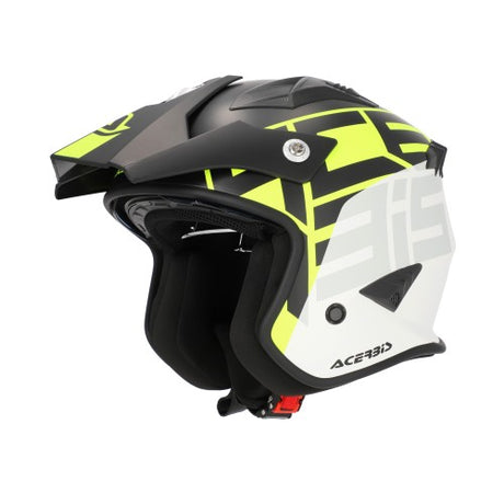 ACERBIS Jet Helm Aria Graphic - Schwarz/Gelb