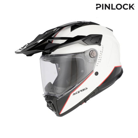 ACERBIS Adventure Helm Attack - Weiß/Schwarz