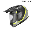 ACERBIS Adventure Helm Attack - Schwarz/Fluo Gelb