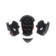 ACERBIS Attack Adventure Helmfutter und Wangenpolster - Schwarz