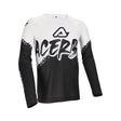 ACERBIS Motocross Kinder Jersey Linear - Schwarz/Weiß