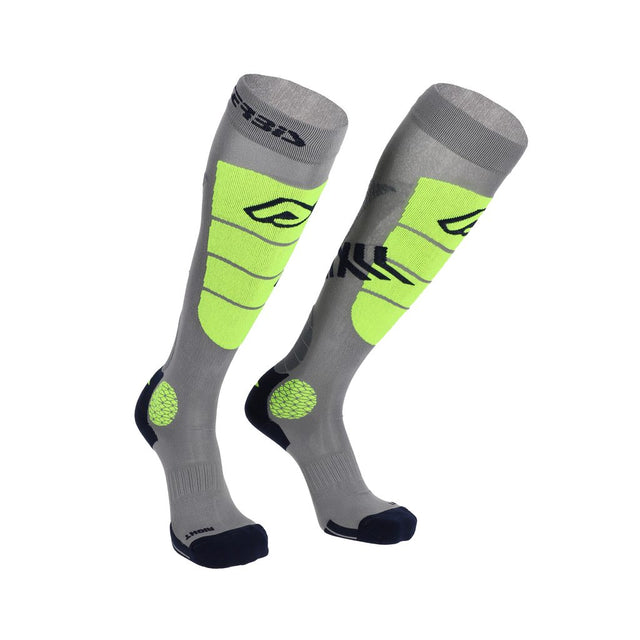 ACERBIS Socken MX-Impact Vented - Grau/Gelb